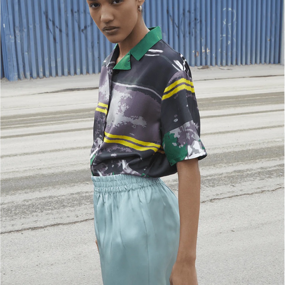 Green And Black Opera Sport Tony Shirt